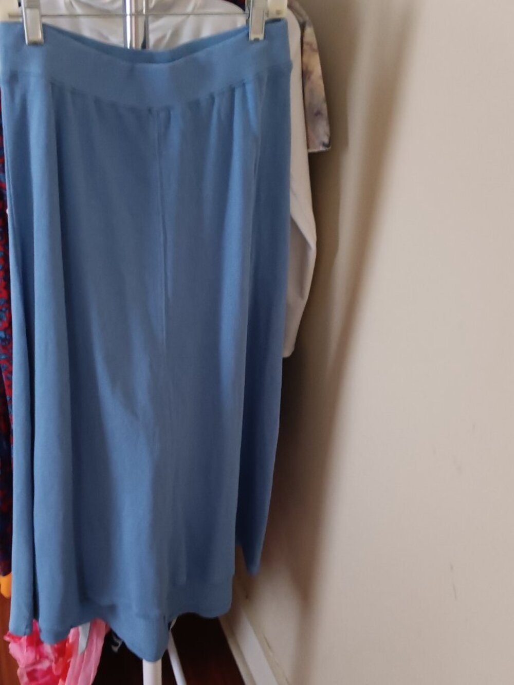 NWT Lilla P Ocean Blue Cotton Terry Cloth Knit Skirt Size Small - Picture 11 of 13